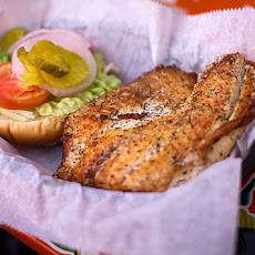 Cornmeal Crusted Tilapia Sandwiches With Lime Butter