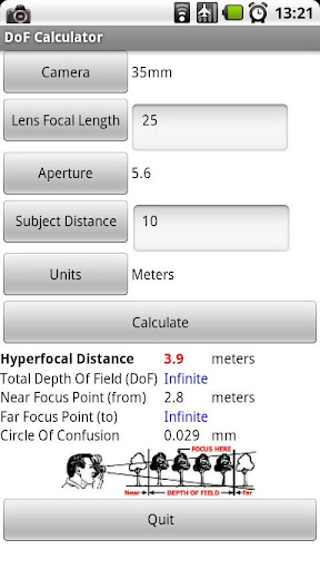 【免費攝影App】DoF Calculator-APP點子