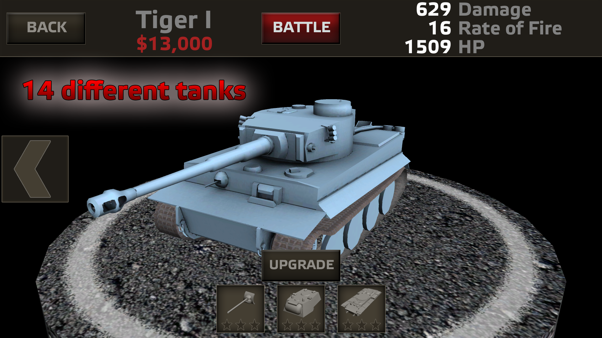 Android application Tanks:Hard Armor screenshort