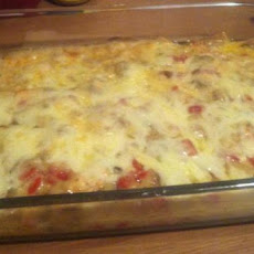 Southern Chicken Noodle Casserole
