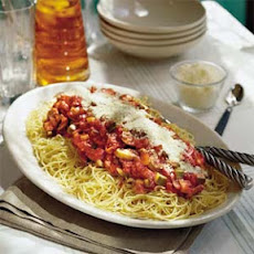 Vermicelli With Chunky Vegetable Sauce