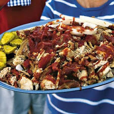 Slow-Grilled Pork With Ranch-Barbecue Sauce