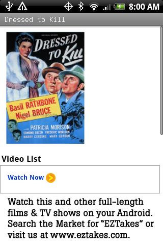 【免費娛樂App】Dressed to Kill Movie-APP點子