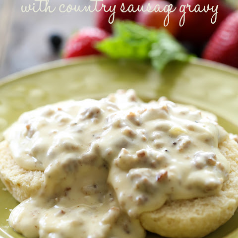 milk Gravy recipe Sausage bacon without  Biscuits with Country gravy