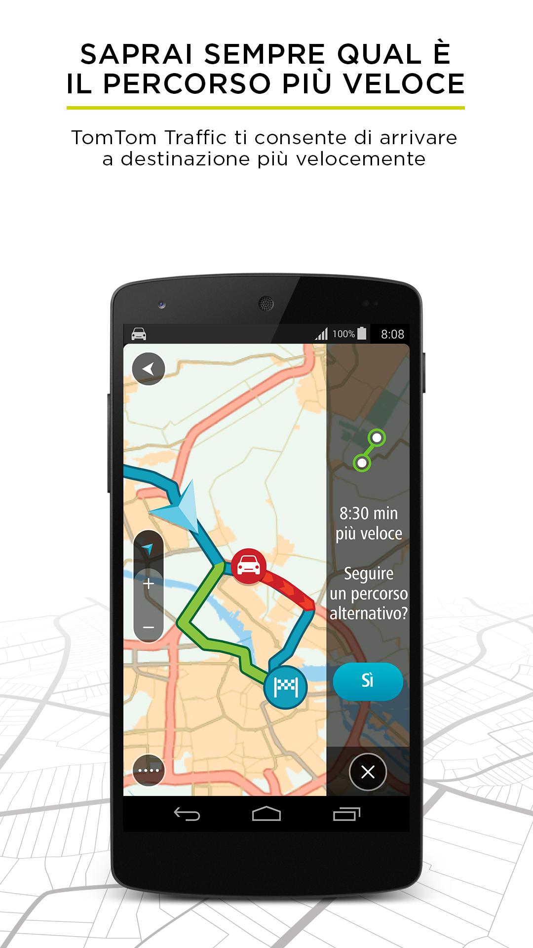 Android application TomTom GO Navigation screenshort