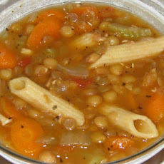 Lentil Noodle Soup