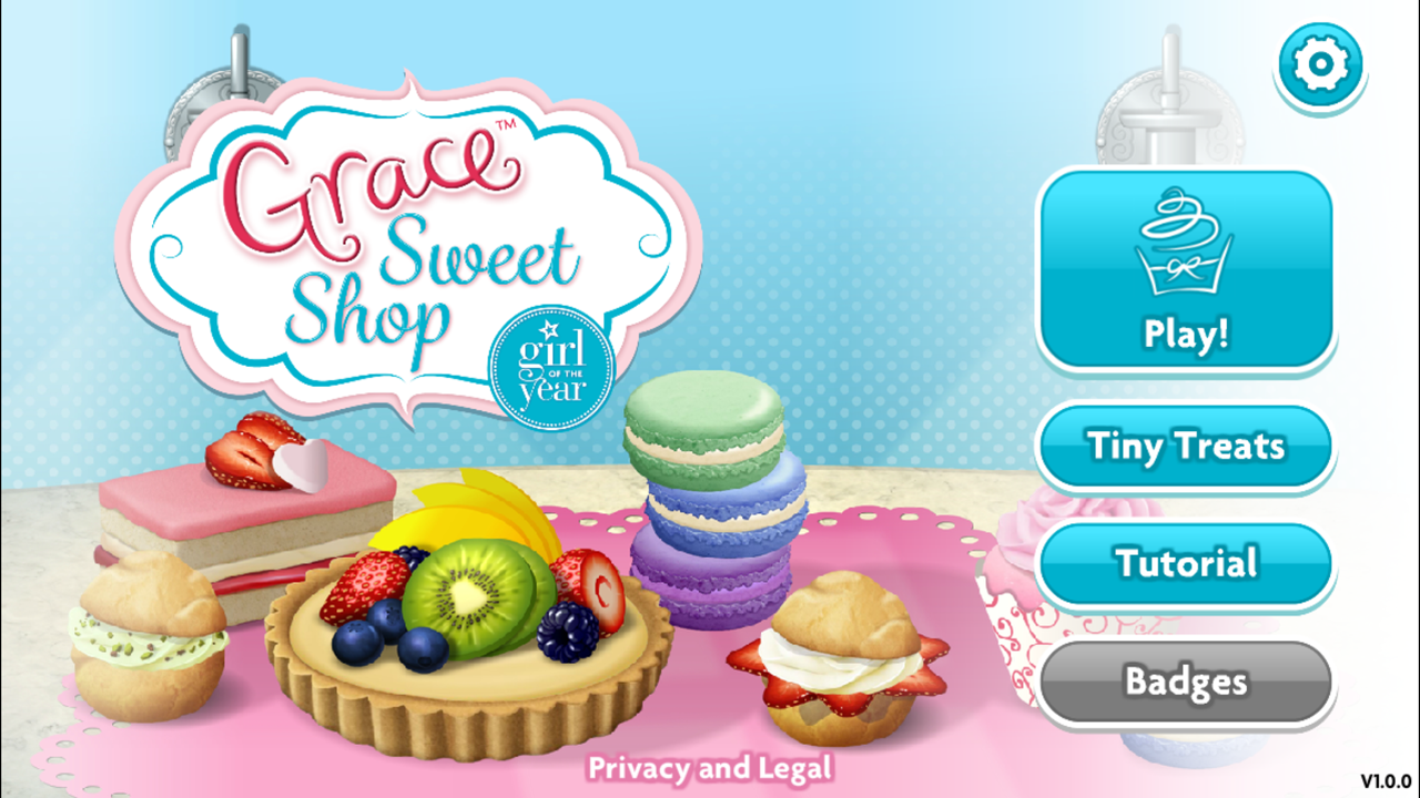Android application Graces Sweet Shop screenshort
