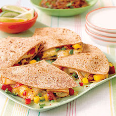 Smoked Turkey and Mango Quesadillas