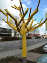 Metal Tree Yellow