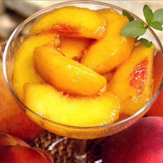 Peaches in Sauternes