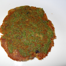 Ginger Oat Pancakes Stuffed with Veggies