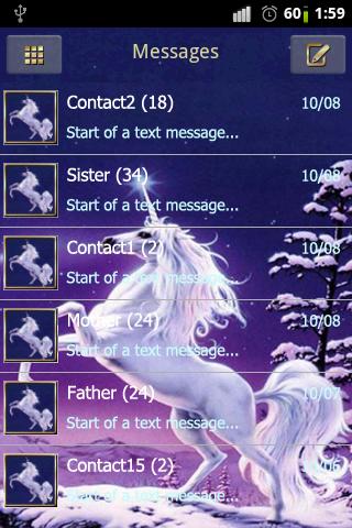 【免費個人化App】Unicorn theme Go SMS Pro-APP點子