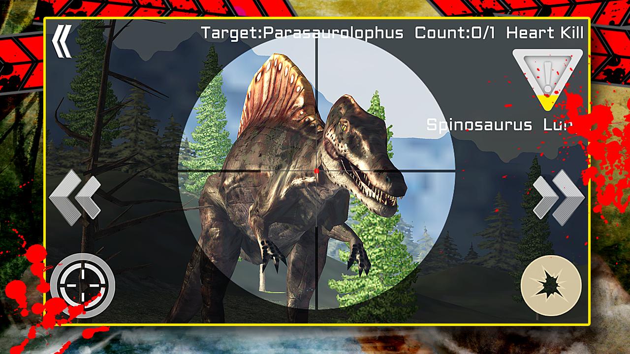 Android application Sniper Dino Mania screenshort