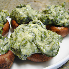 Spinach & Cheese Stuffed Portabella Mushroom Caps (3 Ww Poin