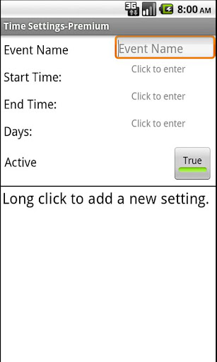 Time Settings-Premium