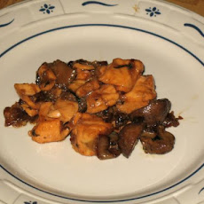 Acadia's Salmon Mushroom Stir Fry