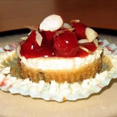 Cherry-Almond Cheesecake Cookie Cups