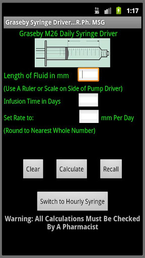 Syringe Pump Calculator