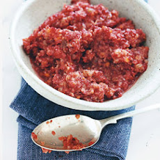 Raw Cranberry Relish