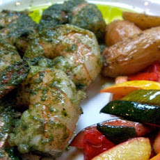Shrimp with Artichoke Pesto