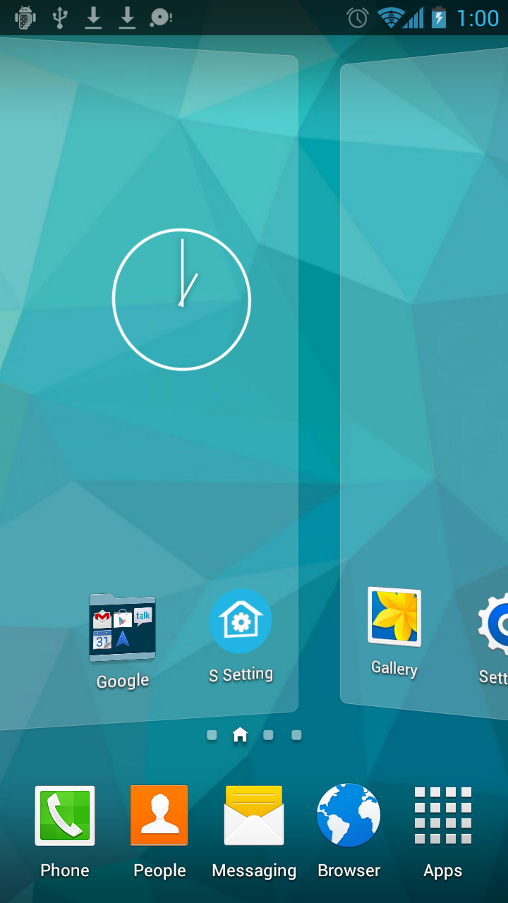 Android application S Launcher Prime screenshort