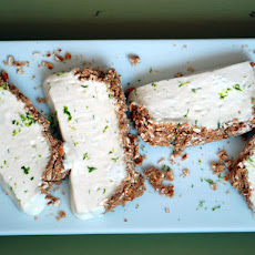 Lime Semifreddo with Pretzel Crust
