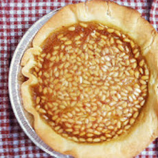Pine Nut Honey Anise Pie
