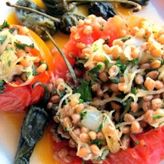 Spaghetti Squash Stuffed Bell Peppers