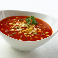 Spicy Tomato & Corn Soup 