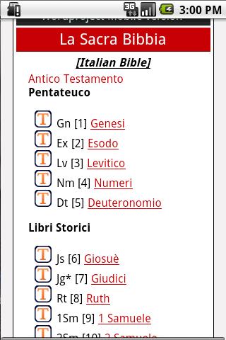 La Sacra Bibbia Italiano