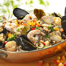Seafood with Wild Rice