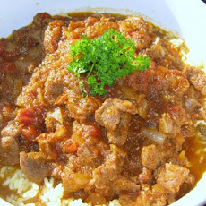 Nigerian Beef in Tomato Sauce