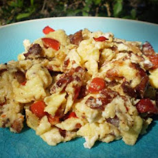 Summer Egg and Bacon Scramble
