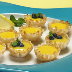 Lemon Curd Tartlets With Fresh Berries