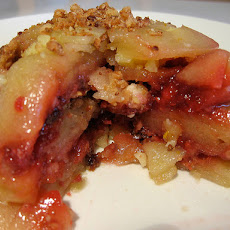 Raspberry-Apple Crumble (Volumetric)