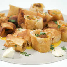 Chorizo Taquito with Cheddar Queso