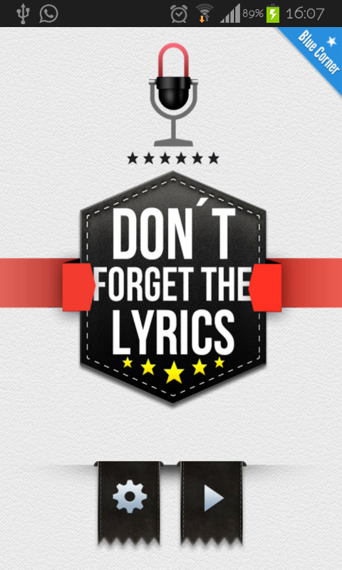 Android application Dont Forget the Lyrics 2014 screenshort