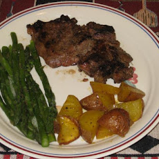 Rib Eye Steaks With Soy-Mustard Glaze