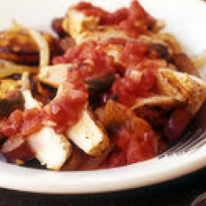 Smoky Chicken with Sweet Potatoes and Chorizo