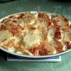 Blue Cheese Potato Gratin