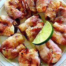 Garlic Lime Bacon-Wrapped Shrimp