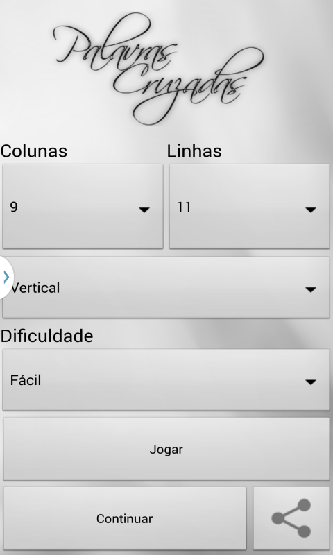 Android application Palavras Cruzadas Brasileiro screenshort