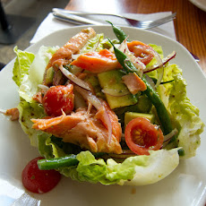 Salmon Salad with Red Chile-Caesar Dressing