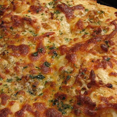 Focaccia With Cheese and Onion Topping