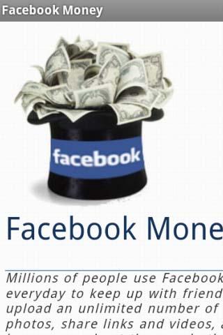 Facebook Money 1.0