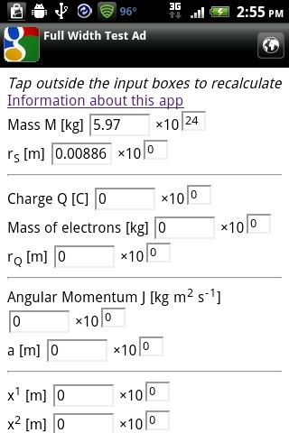 Black Hole Calculator