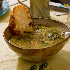 Iron Soup (Spinach and Lentil With a Punch)