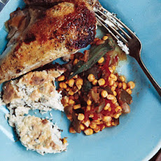 Stewed Corn and Tomatoes with Okra