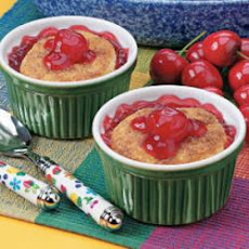 Mini Cherry Cobblers