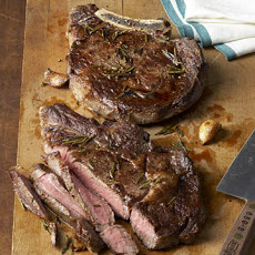Skillet Rib Eye Steaks